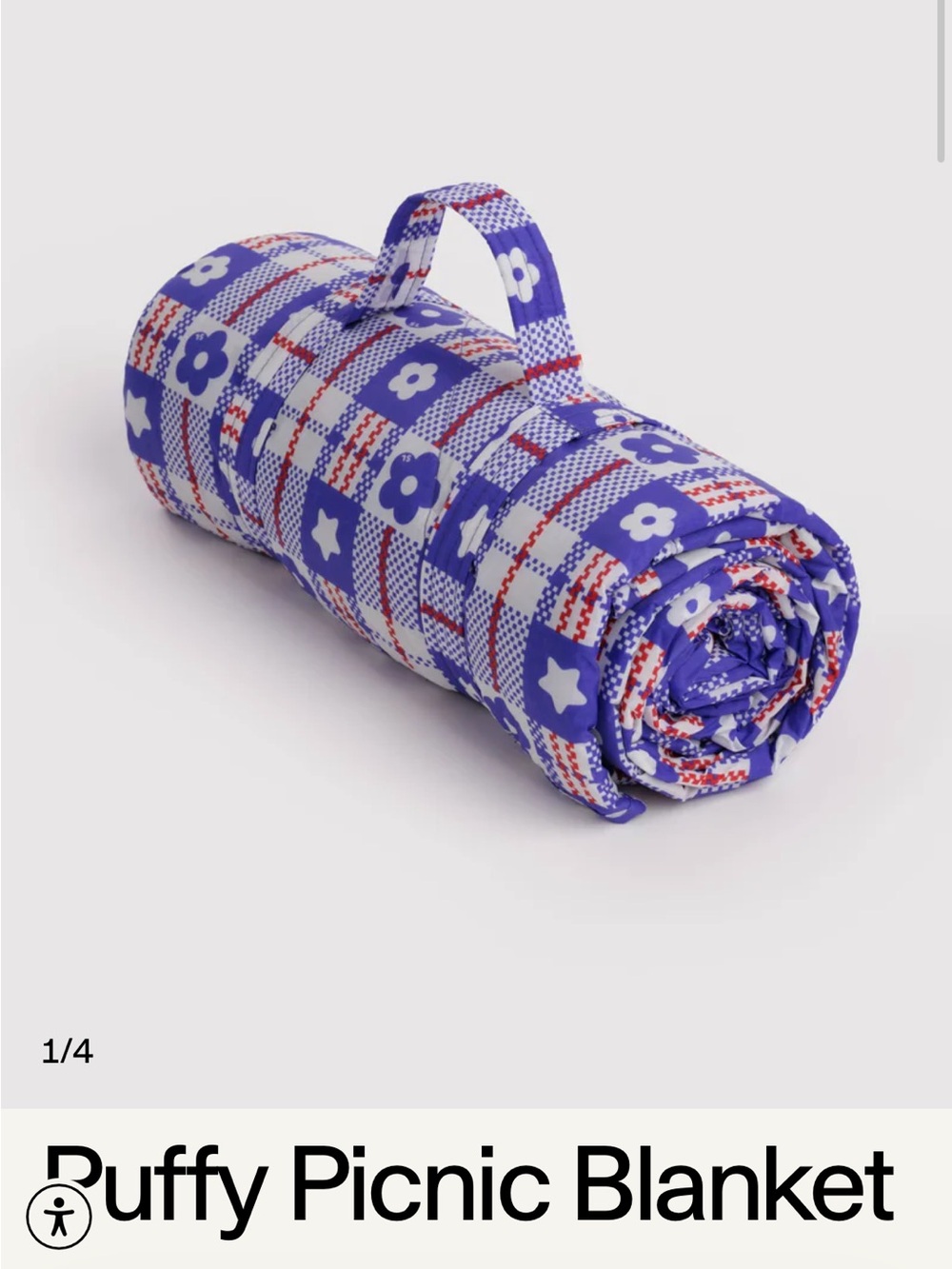Puffy Picnic Blanket Sandy Liang x Baggu 2.0